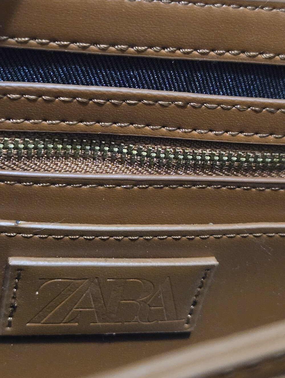 Zara Saddle Crossbody Bag Brown - Picture 7 of 7